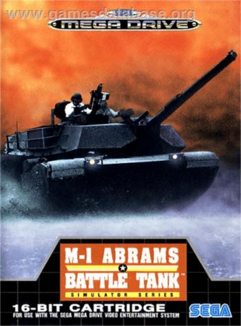 Cover M-1 Abrams Battle Tank for Genesis - Mega Drive